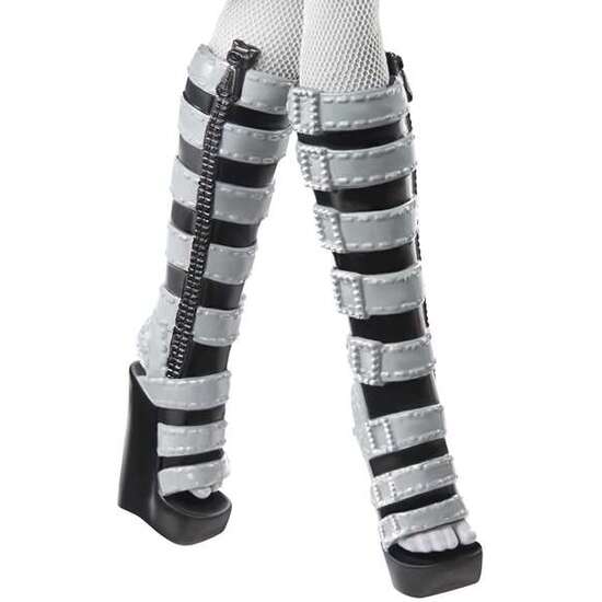 MUÑECA MONSTER HIGH REEL DRAMA CLAWDEEN EN BLANCO Y NEGRO. image 2