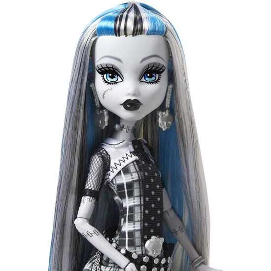 MUÑECA MONSTER HIGH REEL DRAMA FRANKIE EN BLANCO Y NEGRO. image 5