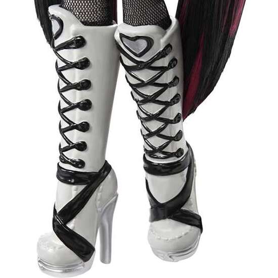 MUÑECA MONSTER HIGH REEL DRAMA DRACULAURA EN BLANCO Y NEGRO. image 3