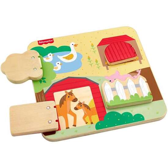 JUEGO MADERA ANIMALES CUCU-TRÁS 20X20X1,91 CM image 2