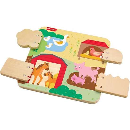 JUEGO MADERA ANIMALES CUCU-TRÁS 20X20X1,91 CM image 3