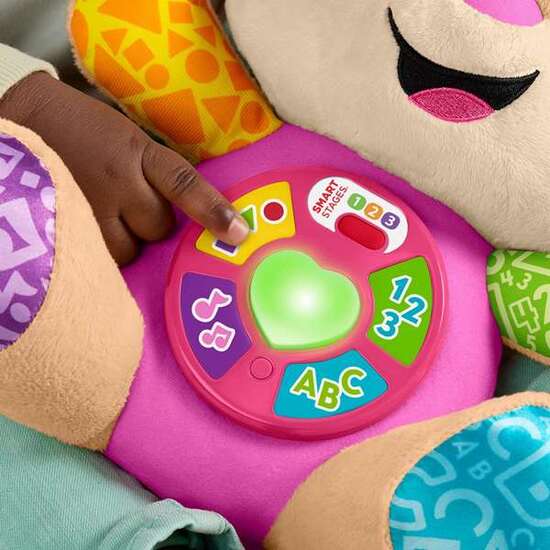 PELUCHE PERRITA FISHER-PRICE RÍE Y APRENDE CON LUCES Y SONIDOS. 30,48X25,40X13,34 CM image 2