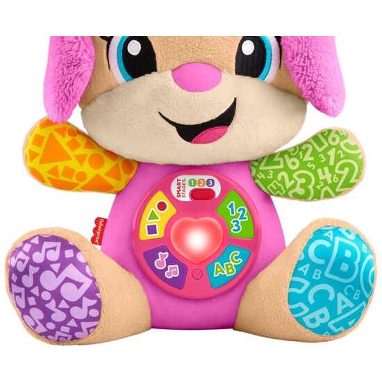 PELUCHE PERRITA FISHER-PRICE RÍE Y APRENDE CON LUCES Y SONIDOS. 30,48X25,40X13,34 CM image 3