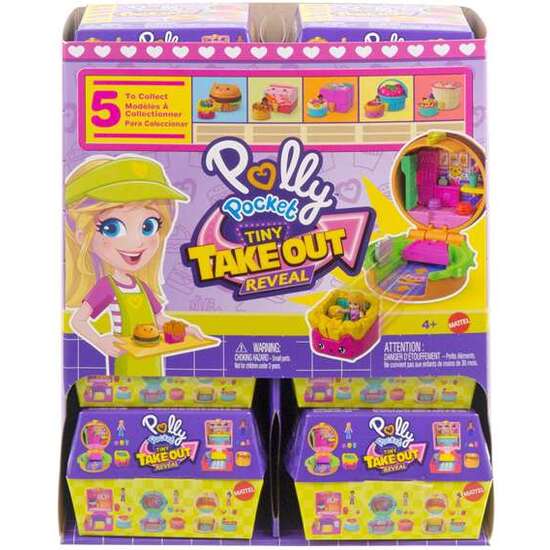 ESTUCHE SORPRESA POLLY POCKET TINY TAKE OUT REVEAL PARA MINI MUÑECAS. - MODELOS SURTIDOS image 0