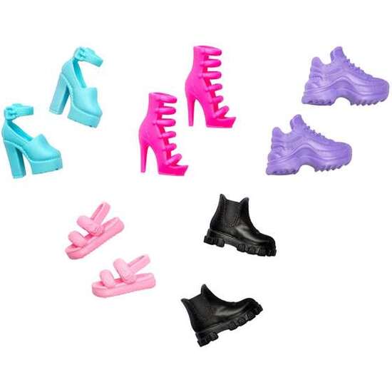 ZAPATOS BARBIE PACK DE 5 PARES image 1
