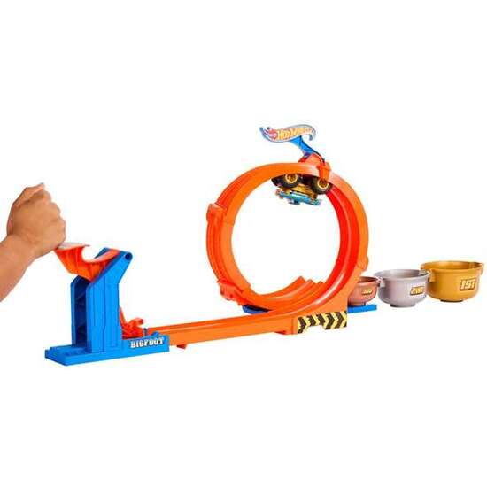 PISTA HOT WHEELS MONSTER TRUCKS TROFEO DEL DESAFÍO BIGFOOT. INCLUYE UN COCHE MONSTER TRUCKS. image 2