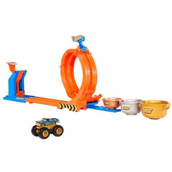 PISTA HOT WHEELS MONSTER TRUCKS TROFEO DEL DESAFÍO BIGFOOT. INCLUYE UN COCHE MONSTER TRUCKS. image 3