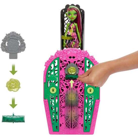 MUÑECA MONSTER HIGH VENUS CON ARMARIO. INCLUYE ROPA Y ACCESORIOS. image 1