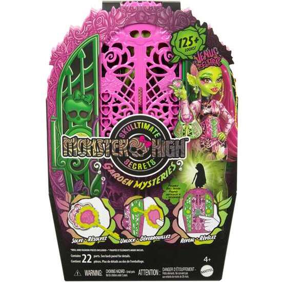 MUÑECA MONSTER HIGH VENUS CON ARMARIO. INCLUYE ROPA Y ACCESORIOS. image 2