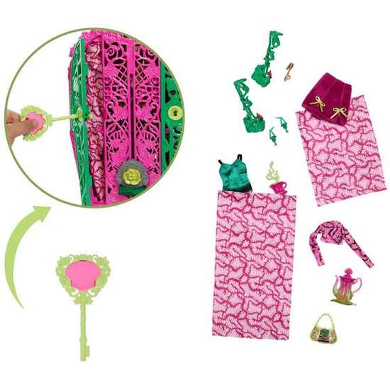 MUÑECA MONSTER HIGH VENUS CON ARMARIO. INCLUYE ROPA Y ACCESORIOS. image 5