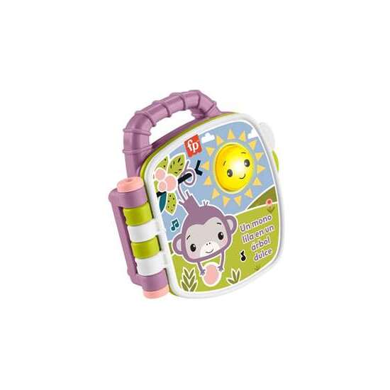 LIBRO MUSICAL MONO MORADO FISHER-PRICE. image 1