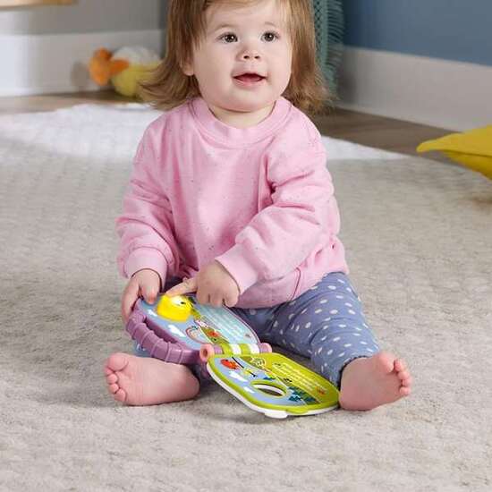 LIBRO MUSICAL MONO MORADO FISHER-PRICE. image 3
