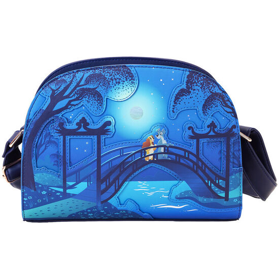 BOLSO BANDOLERA 70TH ANNIVERSARY LA DAMA Y EL VAGABUNDO DISNEY LOUNGEFLY image 0