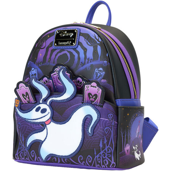 MOCHILA ZERO PESADILLA ANTES DE NAVIDAD DISNEY LOUNGEFLY 26CM image 1