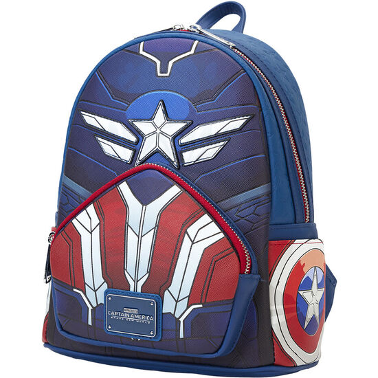 MOCHILA BRAVE NEW WORLD CAPITAN AMERICA MARVEL LOUNGEFLY image 1