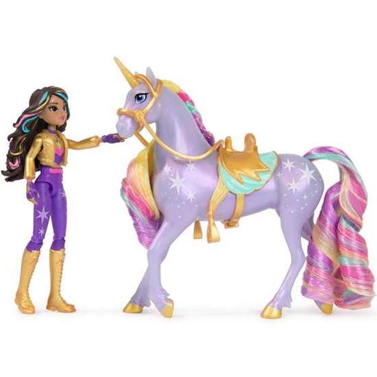 MUÑECA ARTICULADA SOHPIA 11 CM Y UNICORNIO WILDSTAR DE 12 CM. INCLUYE CEPILLO PARA EL CUIDADO DEL PELO. image 4