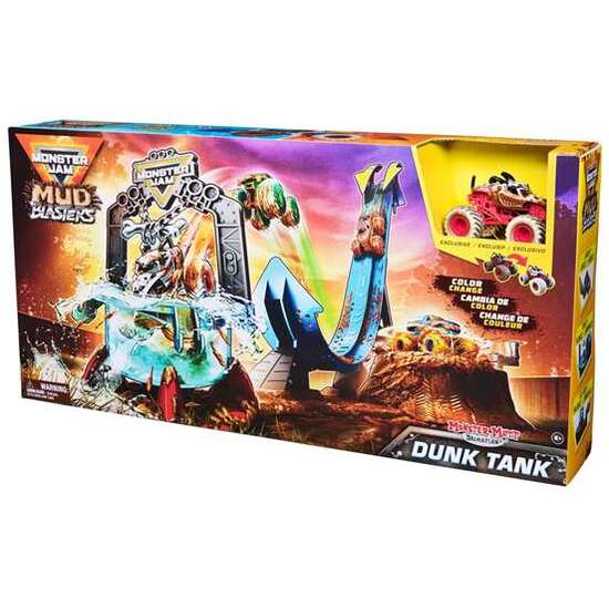 PISTA LAVADERO MONSTER JAM DE MUD BLUSTER. INCLUYE UN VEHICULO ESCALA 1:64. image 4