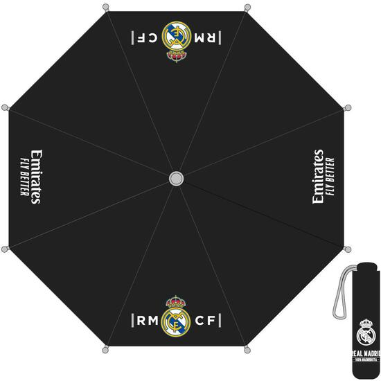 PARAGUAS MANUAL PLEGABLE ADULTO REAL MADRID image 0