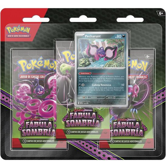 BLISTER 3 PACK CARTAS POKEMON image 0