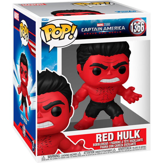FIGURA POP SUPER MARVEL CAPITAN AMERICA BRAVE NEW WORLD RED HULK image 0