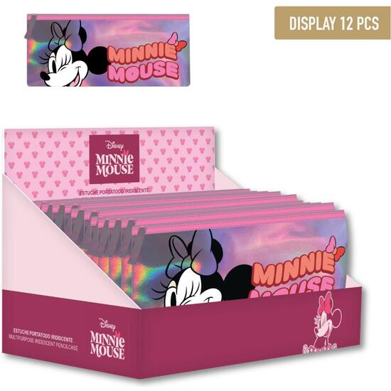 ESTUCHE PORTATODO IRIDISCENTE MINNIE image 0
