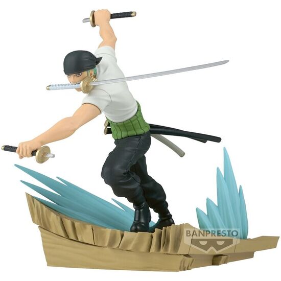 FIGURA RORONOA ZORO SENKOZEKKEI ONE PIECE 11CM image 0