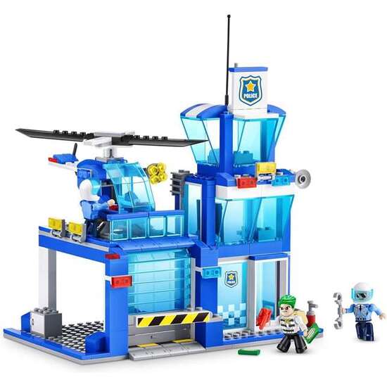 CONSTRUCCION ESTACIÓN DE POLICIA MAX BUILD 321 PIEZAS image 0