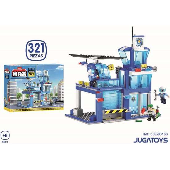 CONSTRUCCION ESTACIÓN DE POLICIA MAX BUILD 321 PIEZAS image 1