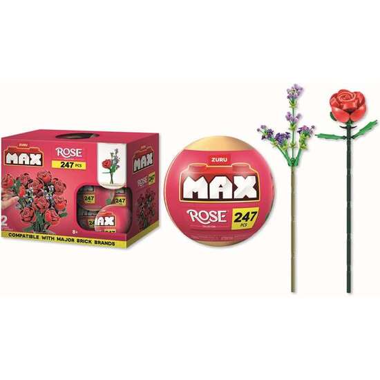 BOLA CONSTRUCCIÓN ROSAS MAX BRICKS COLECCIONABLE image 0
