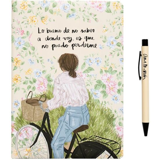 SET CUADERNO A5 + BOLIGRAFO ANA MARIN image 0