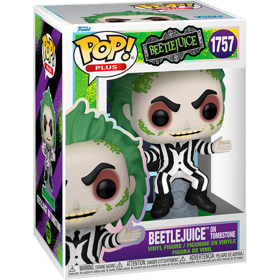 FIGURA POP BITELCHUS BEETLEJUICE ON TOMBSTONE image 0