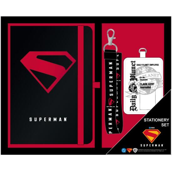 SET DE PAPELERÍA SUPERMAN image 0