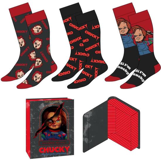 PACK CALCETINES 3 PIEZAS CHUCKY image 0
