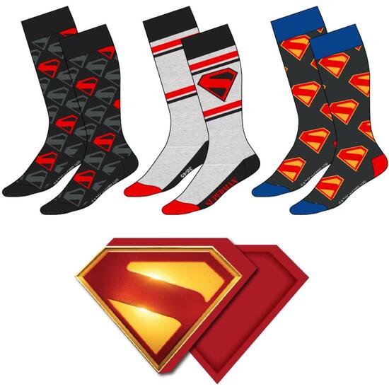 PACK CALCETINES 3 PIEZAS SUPERMAN image 0
