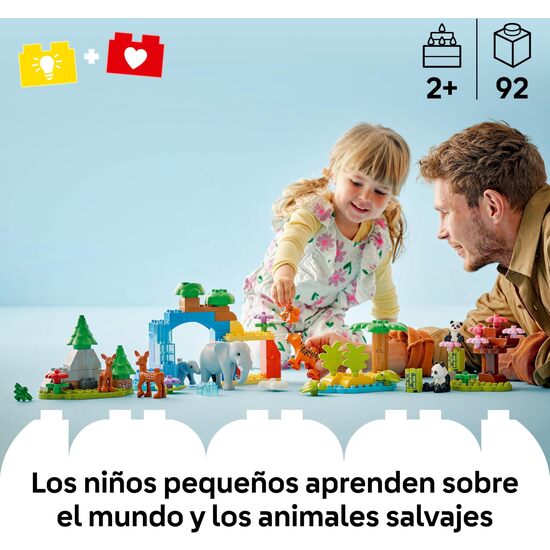 FAMILIAS FAUNA SALVAJE LEGO DUPLO image 1