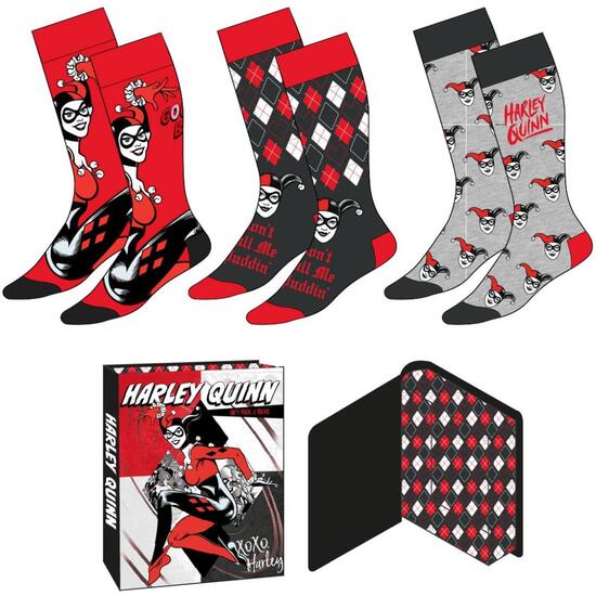 PACK CALCETINES 3 PIEZAS HARLEY QUINN image 0