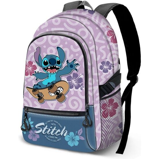 MOCHILA SKATE STITCH DISNEY 44CM ADAPTABLE image 0