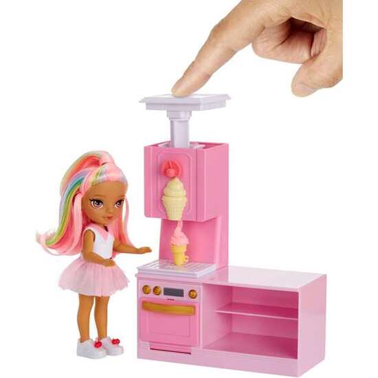 SET DE JUEGO RAINBOW HIGH LITTLE DESSERT. TIENDA DE DULCES CON KIT DE PASTELERIA CON UNA MUÑECA EXCLUSIVA 20,3X29,20X13,46 CM image 5