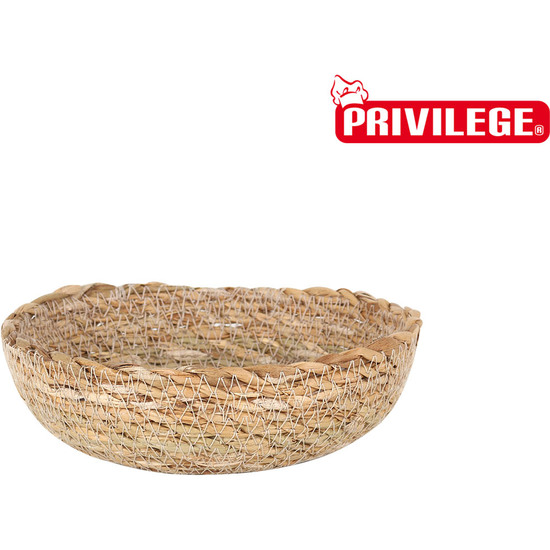 BOWL WICKER 16X5.5CM  image 0