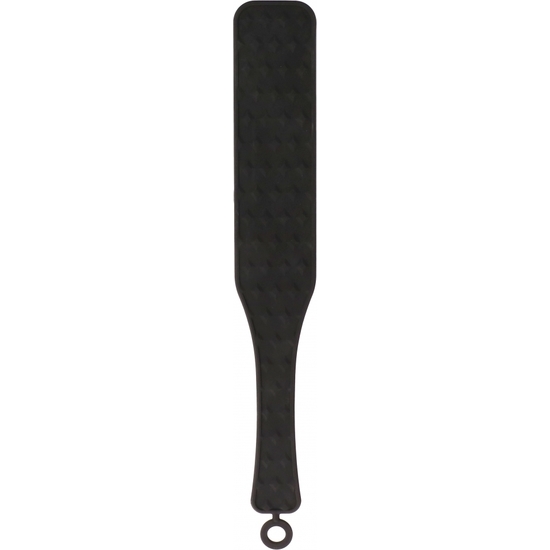 OUCH! SILICONE TEXTURED PADDLE - BLACK image 0