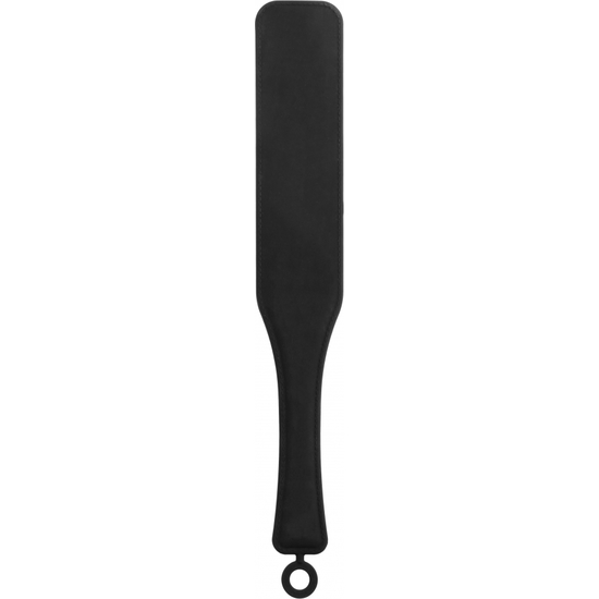 OUCH! SILICONE TEXTURED PADDLE - BLACK image 1