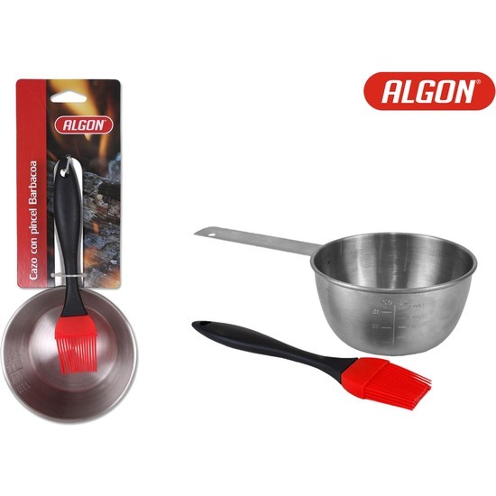 SAUCEPAN WITH APPLICATOR BARBACOA ALGON image 0