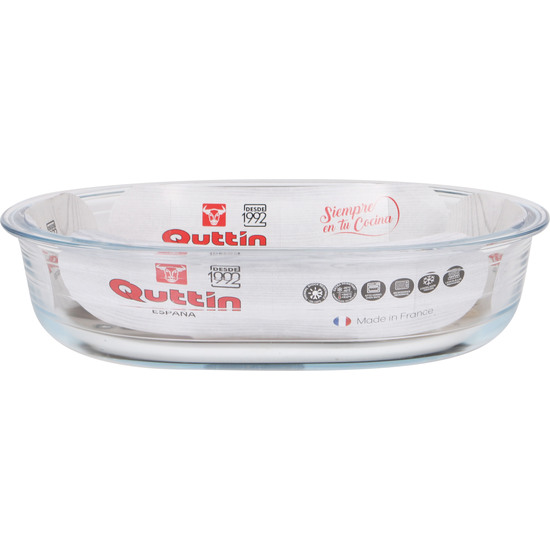 GLASS OVAL CAKE MOULD 25CM image 1