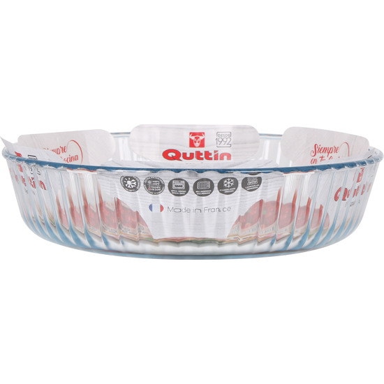 GLASS UNDULATE CAKE MOULD 26CM image 1