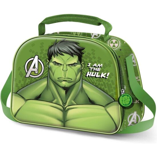 BOLSA PORTAMERIENDAS 3D RAGE HULK MARVEL image 0