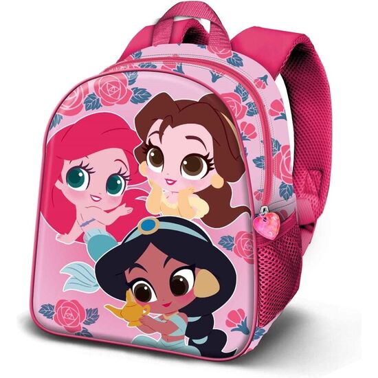 MOCHILA 3D FLOWERS PRINCESAS DISNEY 31CM image 0