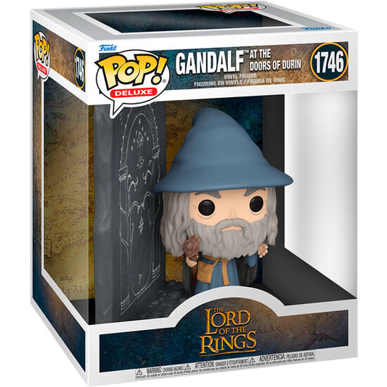 FIGURA POP DELUXE EL SEÃ±OR DE LOS ANILLOS GANDALF WITH DOORS OF DURIN image 0