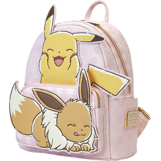 MOCHILA PIKACHU & EEVEE POKEMON LOUNGEFLY 26CM image 1