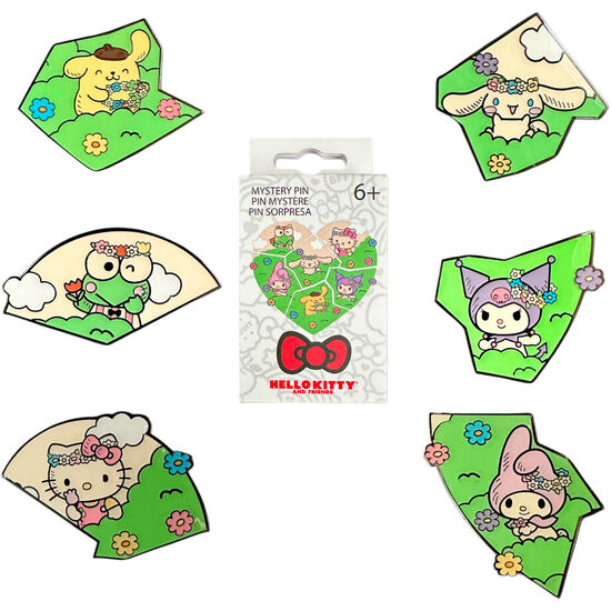 BLIND BOX MYSTERY ENAMEL PIN HELLO KITTY AND FRIENDS LOUNGEFLY SURTIDO image 0