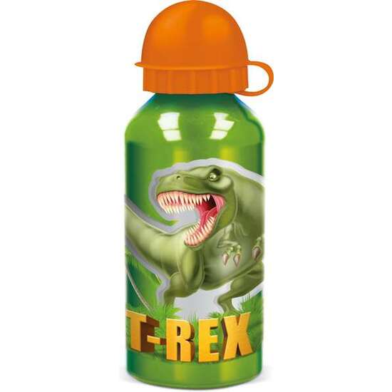 BOTELLA DE ALUMINIO 400 ML. DINOSAURIOS T-REX image 0